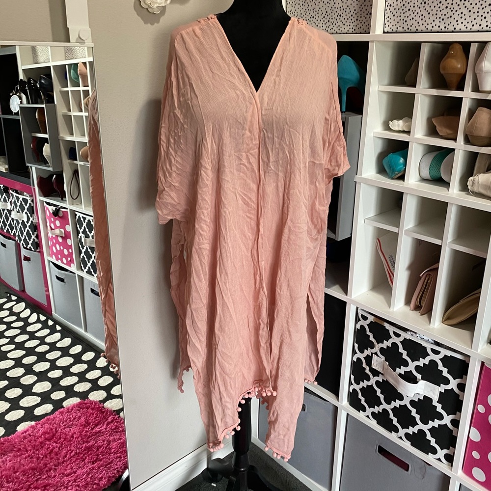 Pink Lace Kimono